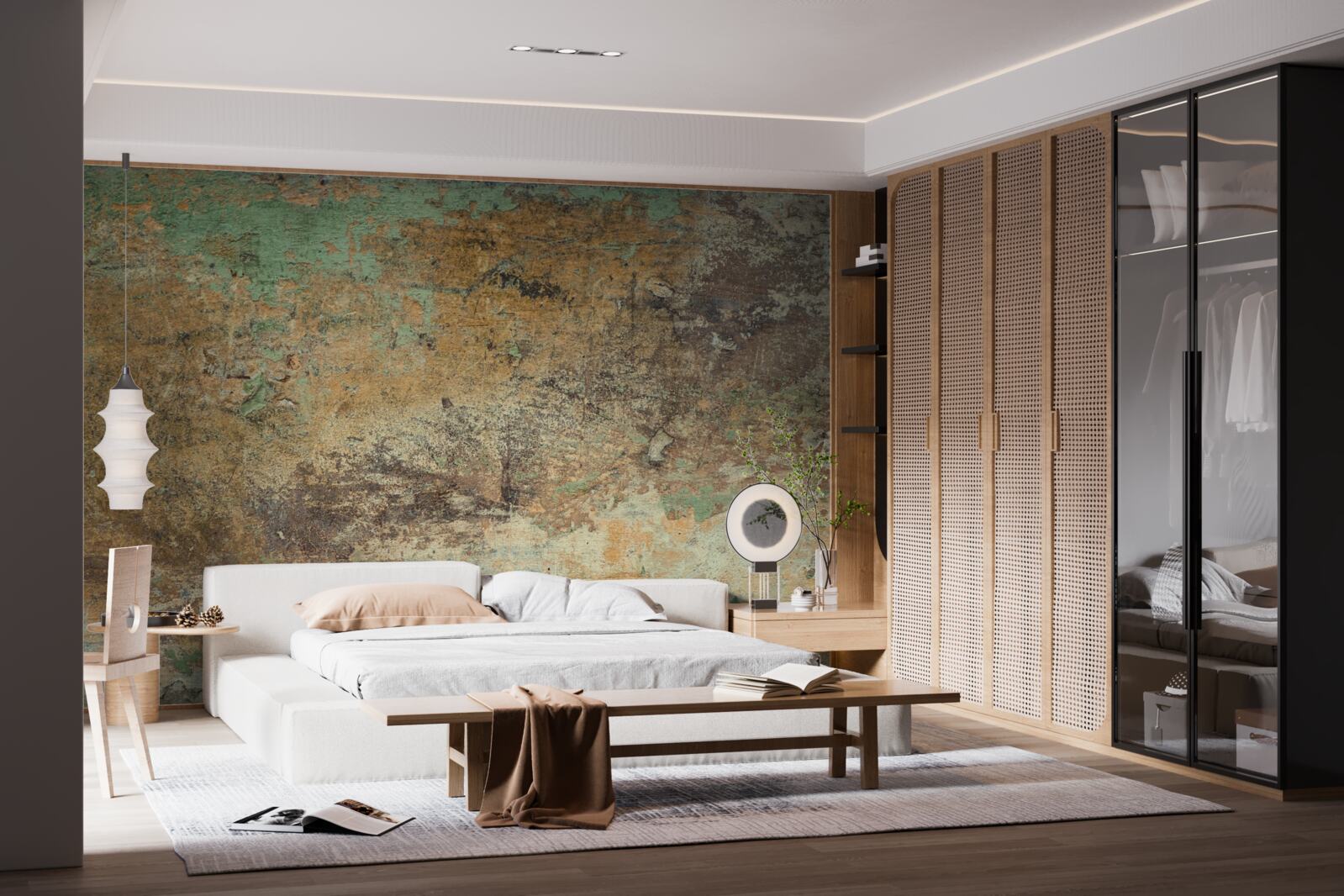 Fototapeta struktura zanieczyszczonej ściany