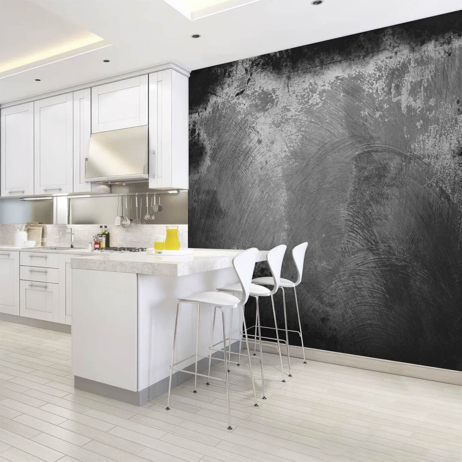 Fototapeta intensywnie czarna i przerażająca ściana