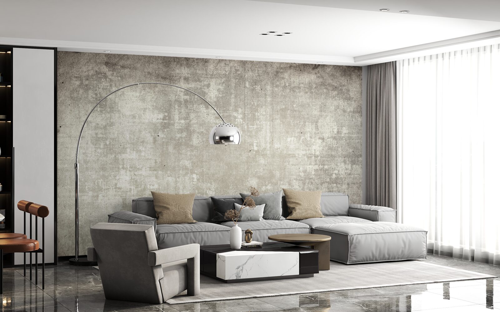 Fototapeta tło w stylu antycznym, kolor ciemnoszary