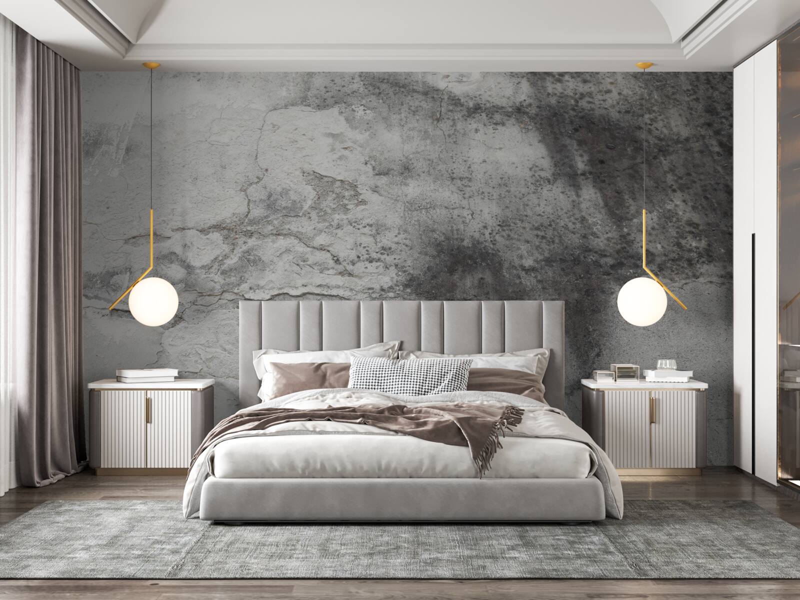 Fototapeta struktura w odcieniach popiołu