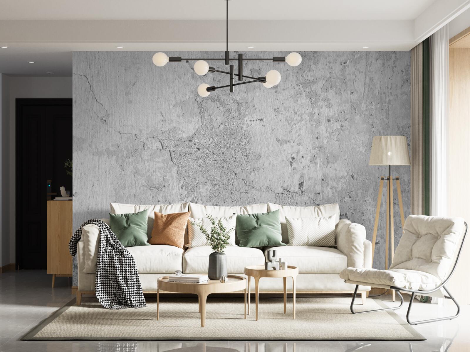 Fototapeta cement jest szary i pokryty zadrapaniami