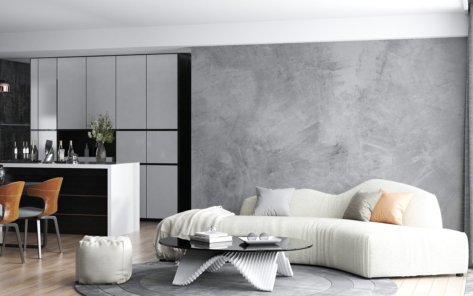 Fototapeta Ściana w stylu loftu wykonana z gipsu