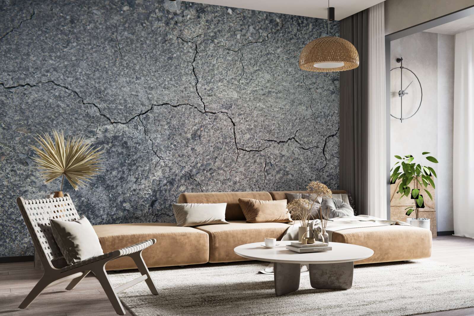 Fototapeta stan wysuszonej gleby