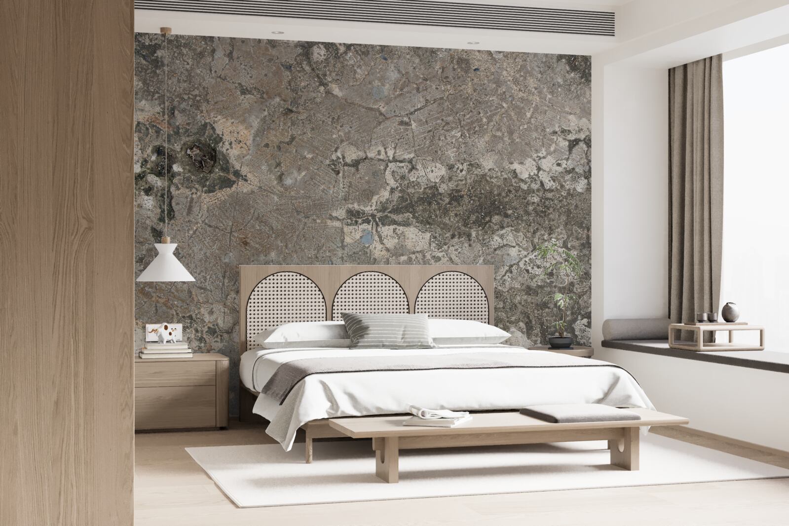 Fototapeta szara granitowa skała