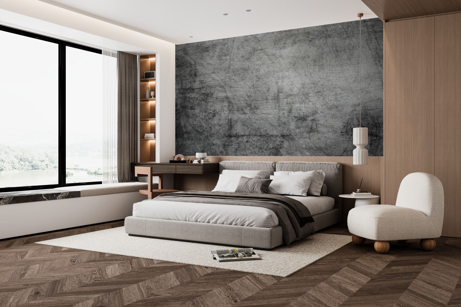 Fototapeta stare szare tło oznaczone zadrapaniami