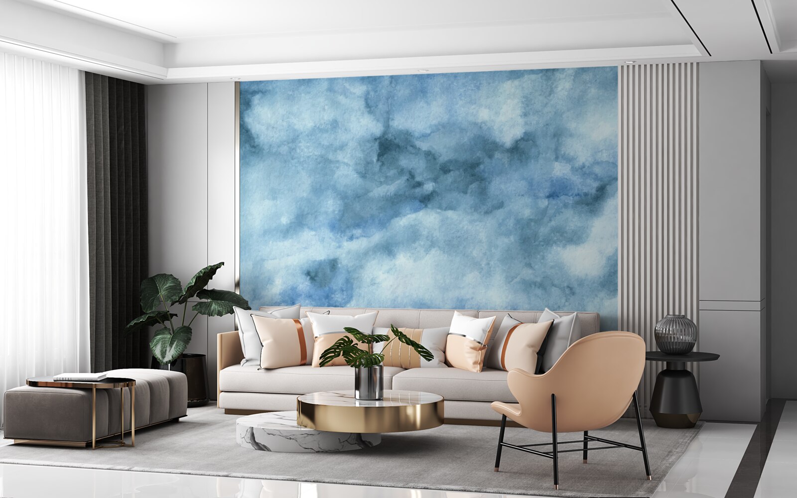 Fototapeta niewyraźna mgławica chmur