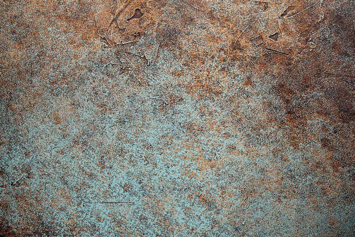 Fototapeta ciemno oksydowana powłoka żelaza