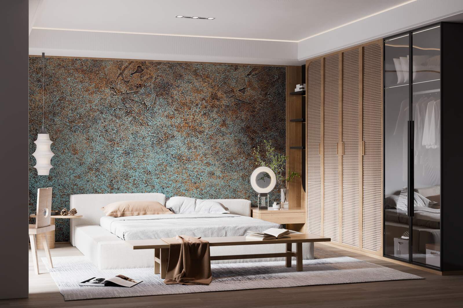 Fototapeta ciemno oksydowana powłoka żelaza