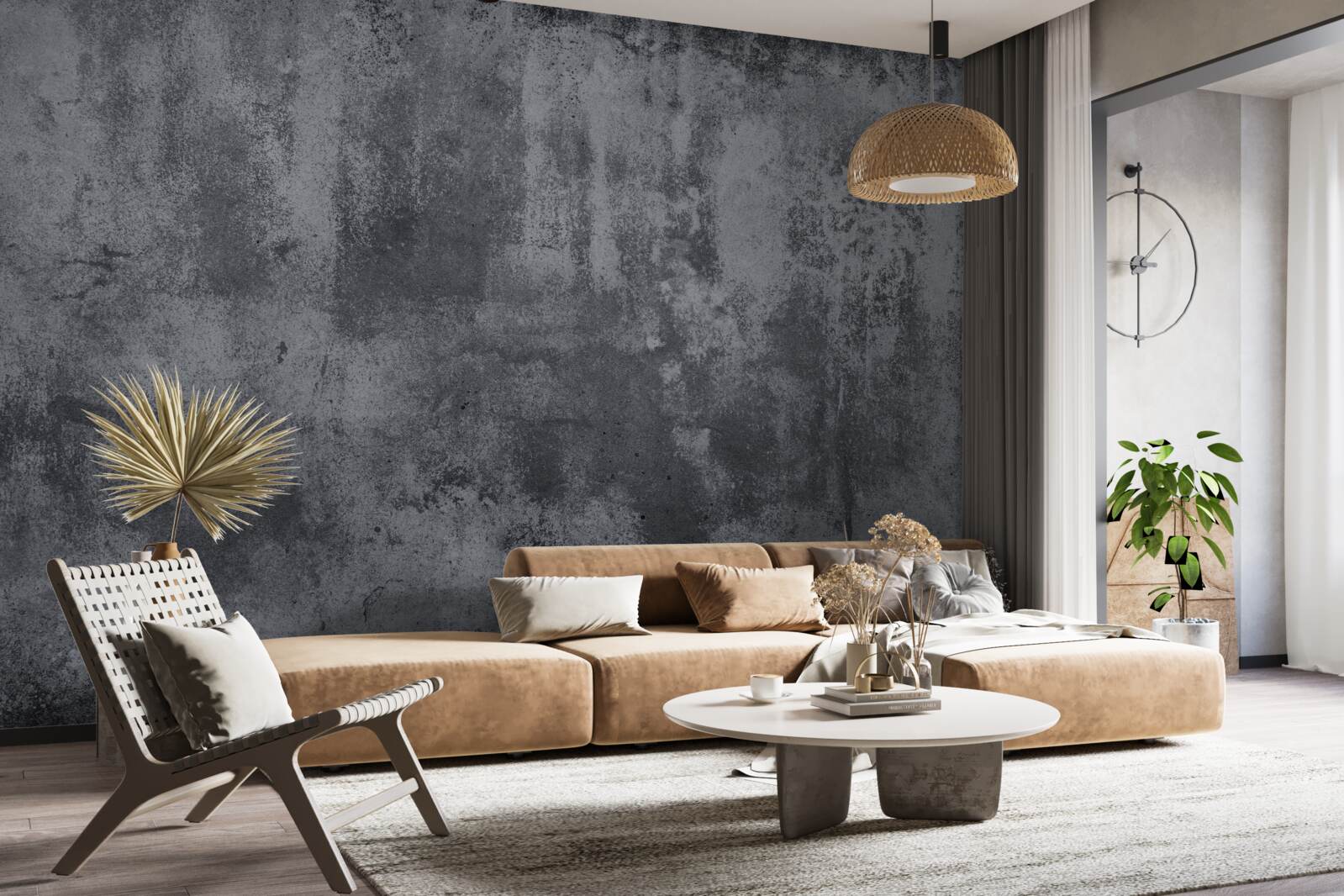 Fototapeta tekstura ściany jest wyjątkowo ciemna