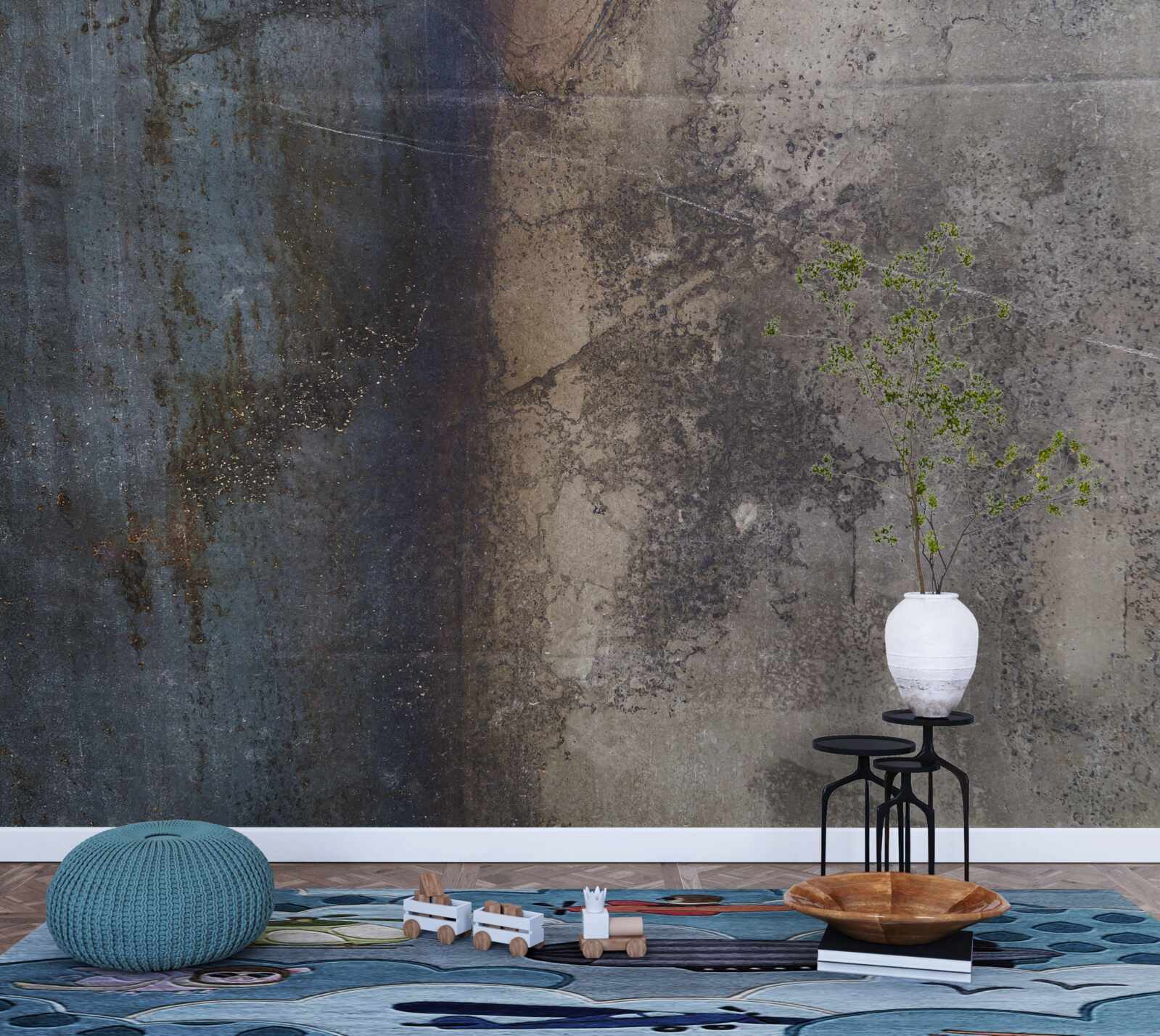 Fototapeta ciemna metalowa konstrukcja