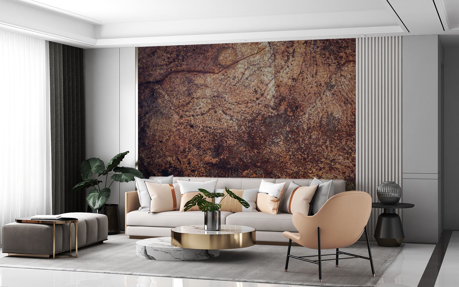 Fototapeta przyciemnione obszary rdzy