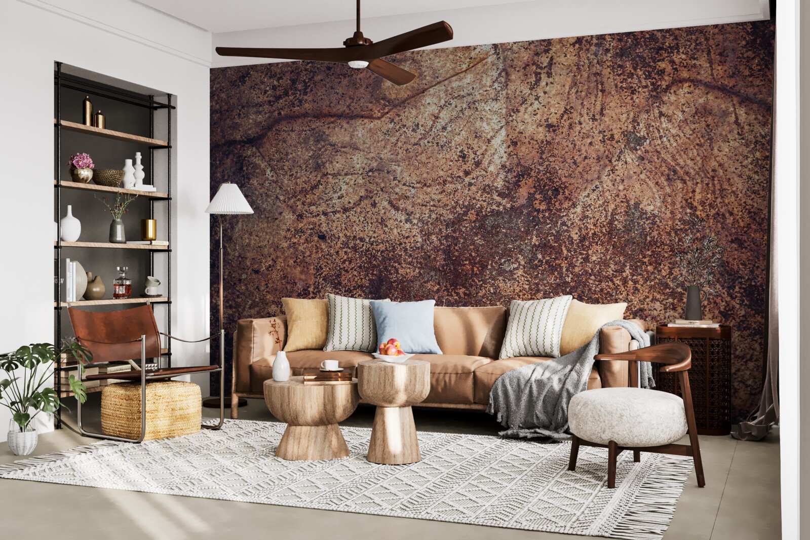 Fototapeta przyciemnione obszary rdzy