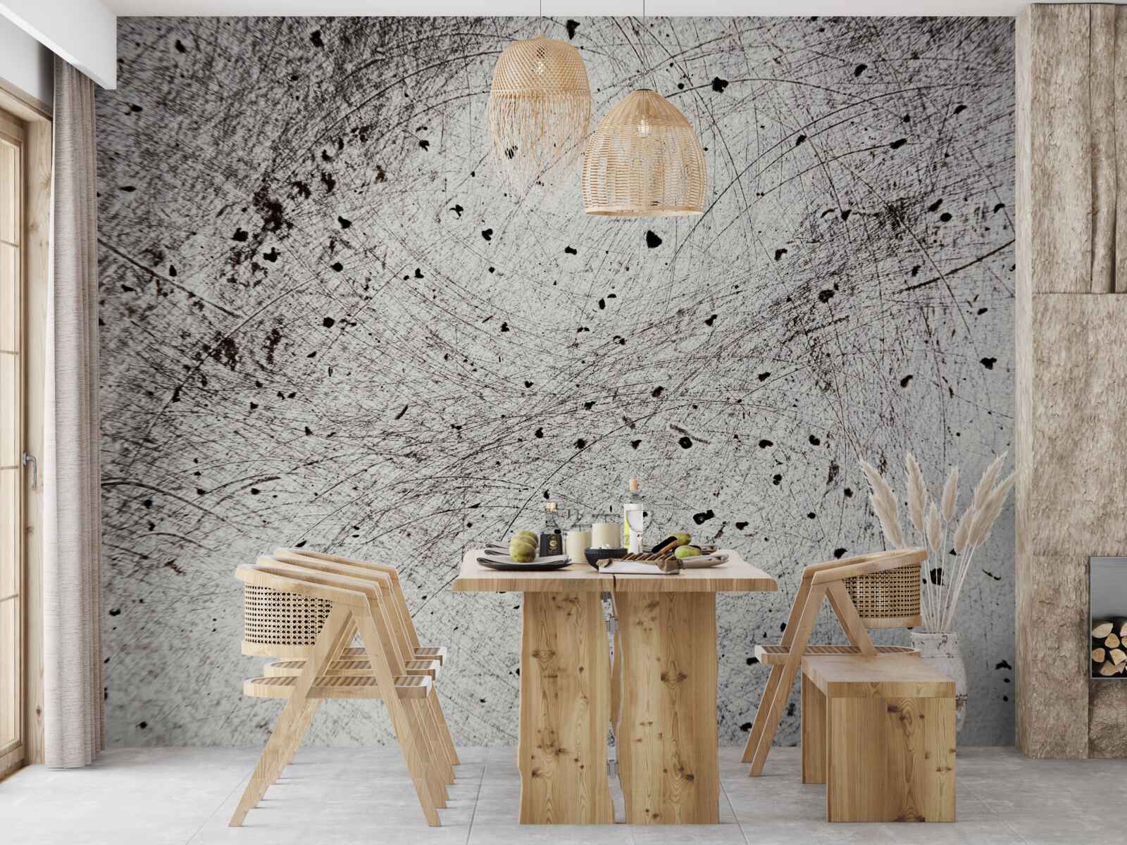 Fototapeta ciemnoszary beton