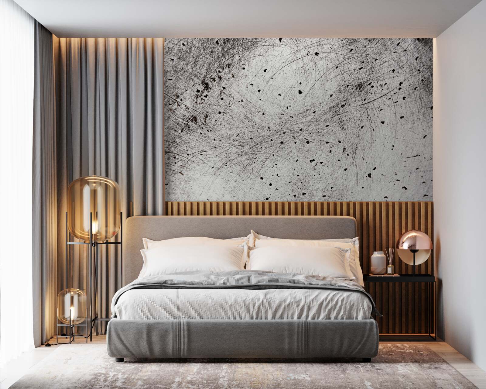 Fototapeta ciemnoszary beton