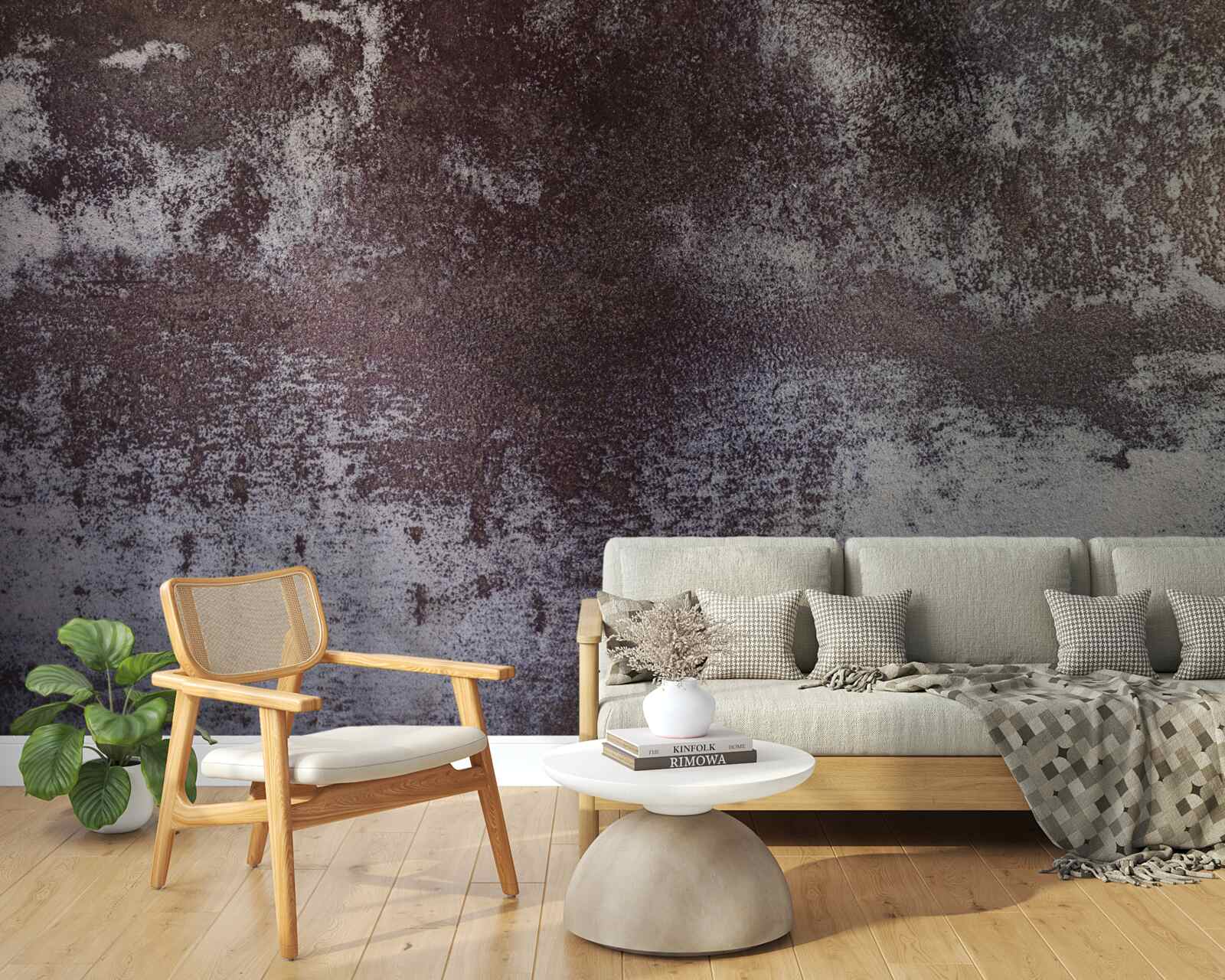 Fototapeta szary metal w stylu vintage