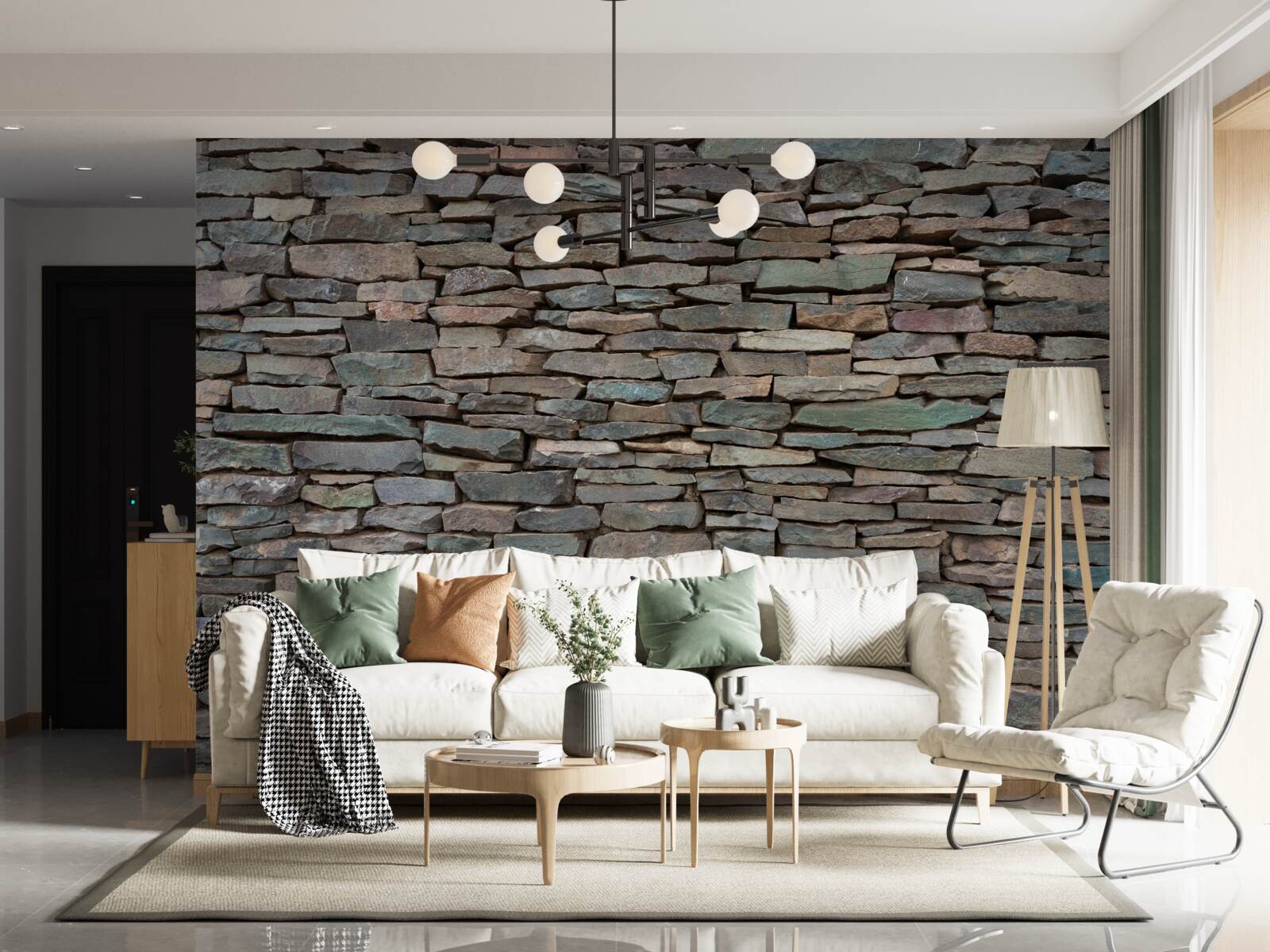 Fototapeta podłużne układanie kamieni