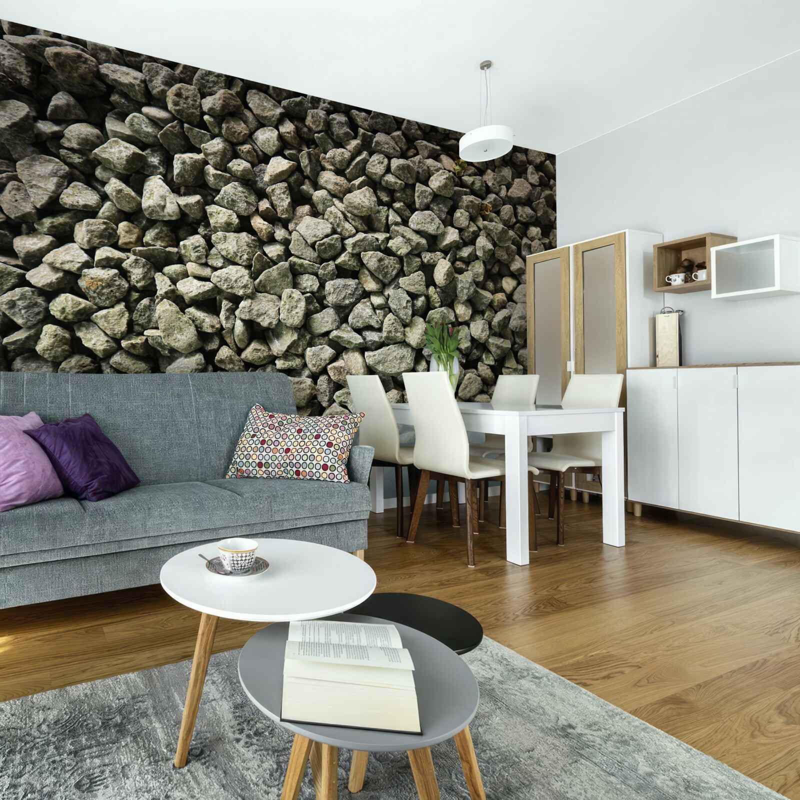 Fototapeta ściana żwirowa