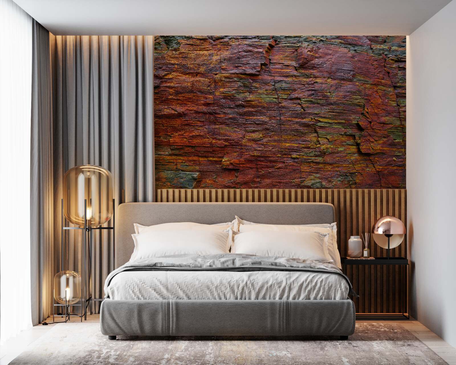 Fototapeta tłem są przyciemniane góry