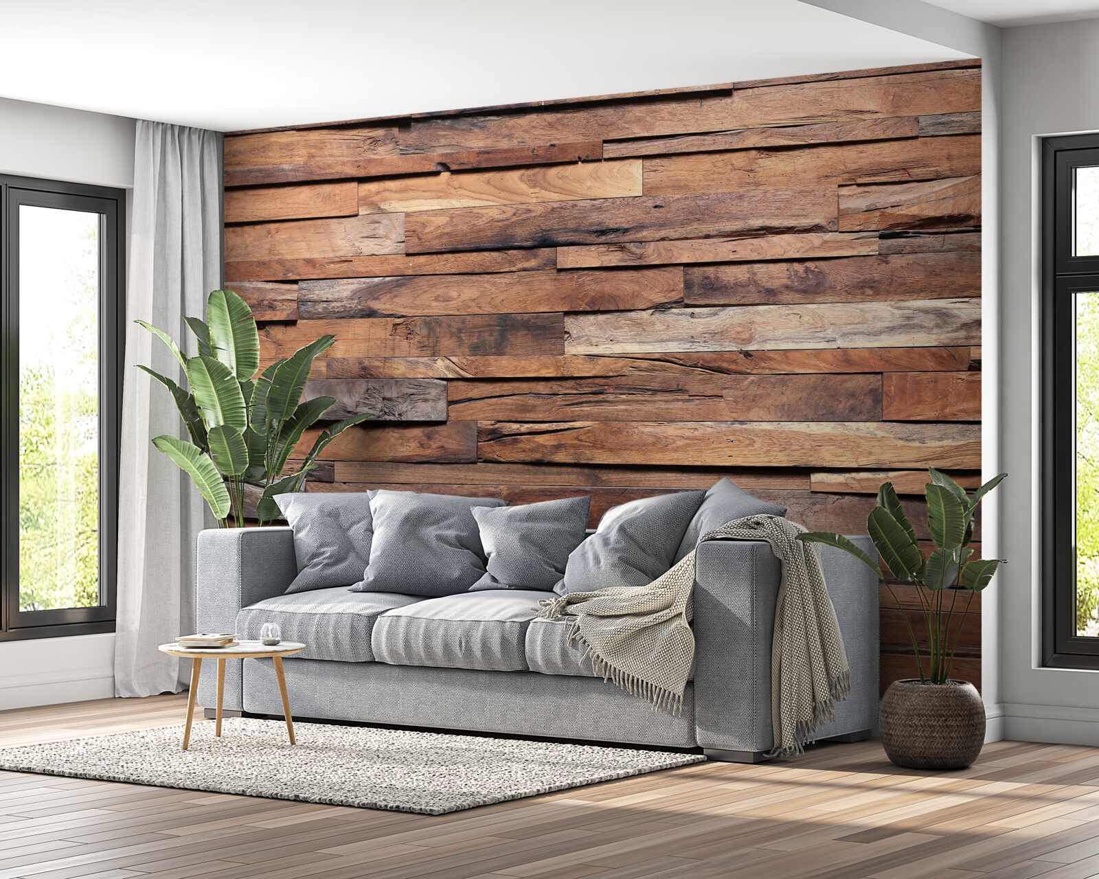 Fototapeta deska drewniana w starym brązowym odcieniu