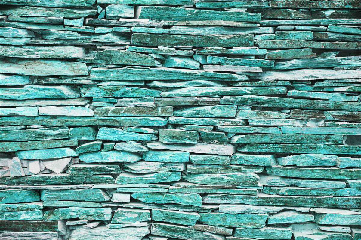 Fototapeta turkusowa kamienna bariera