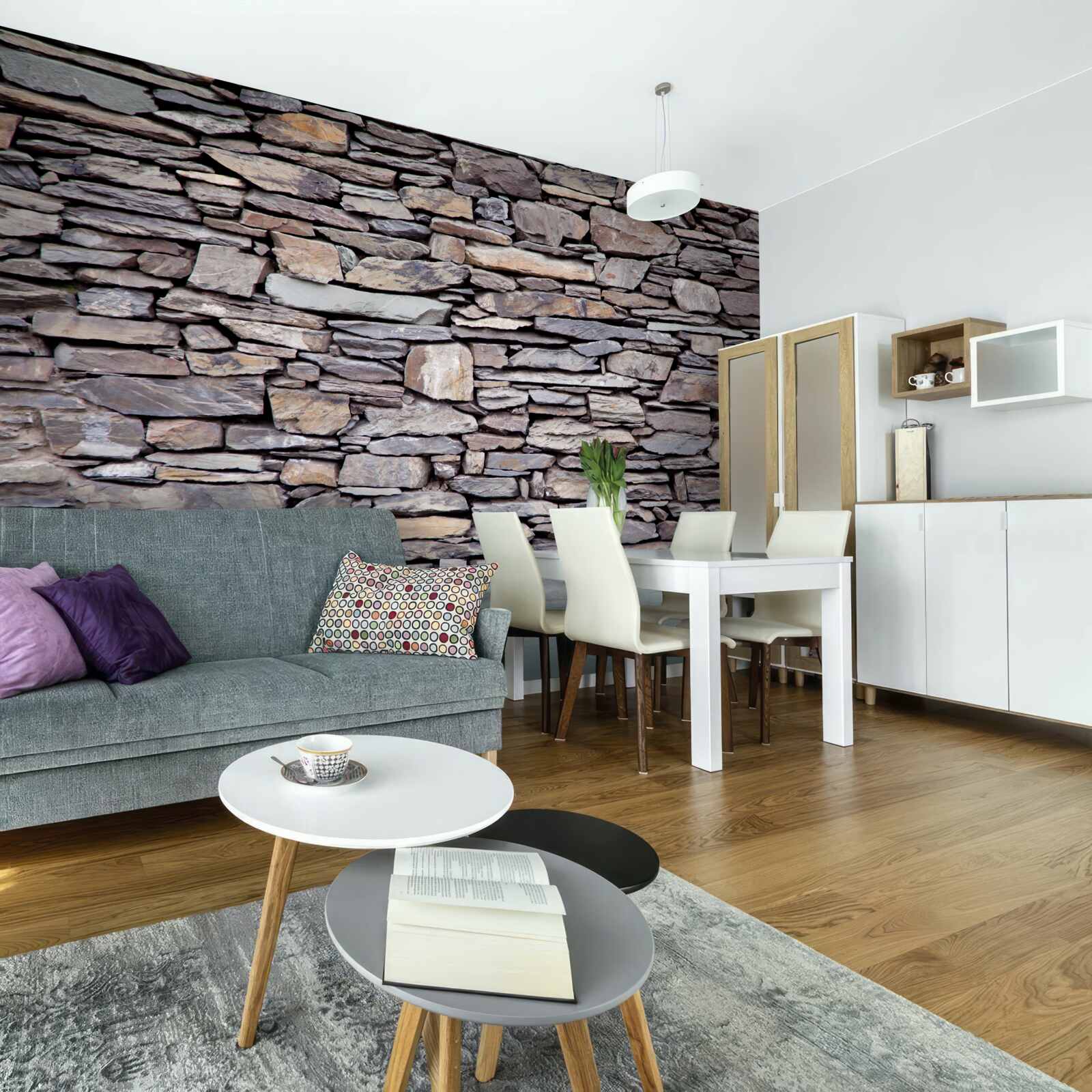 Fototapeta szary kamienny mur