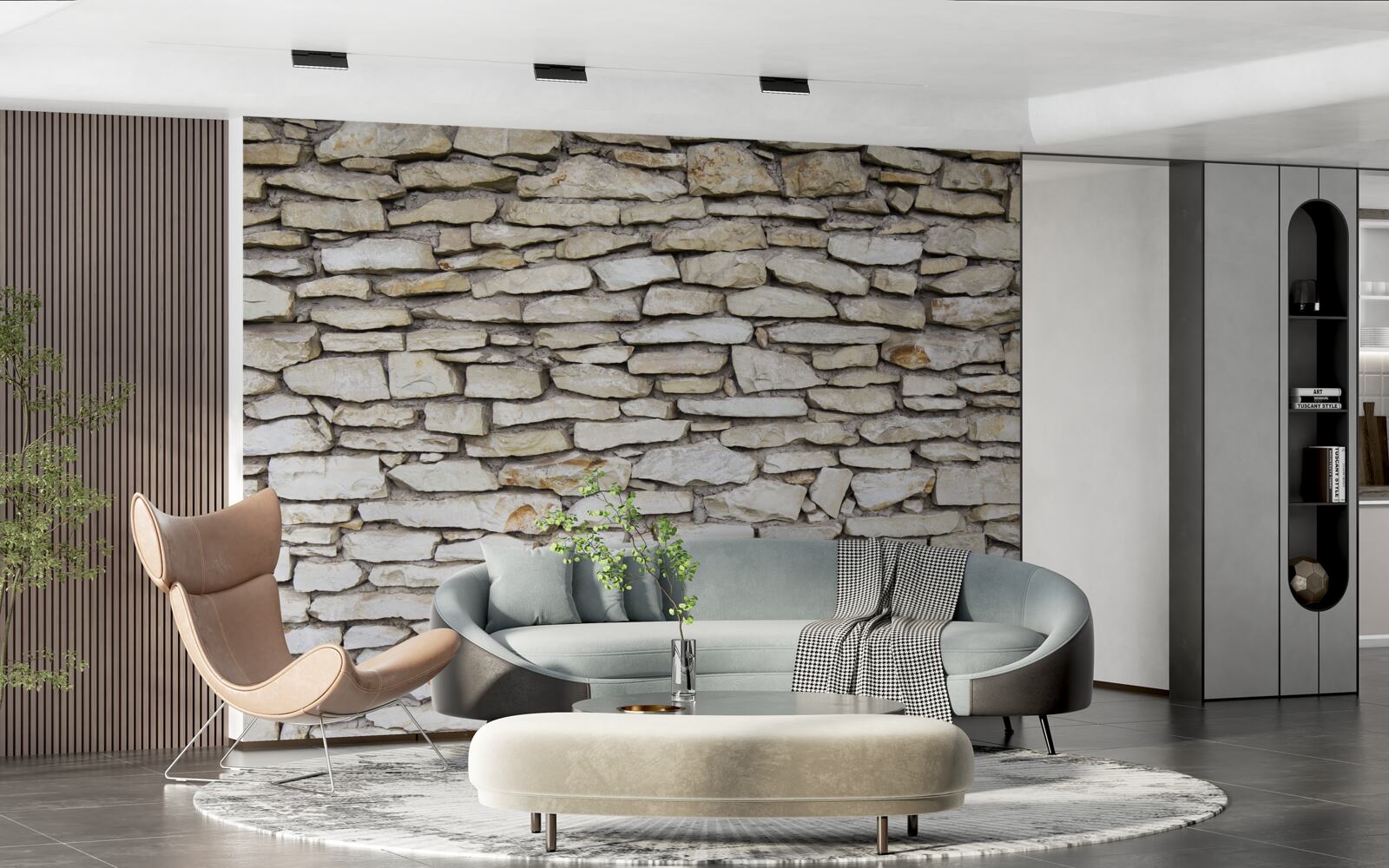 Fototapeta Ściana wykonana ze starego kamienia teksturowanego