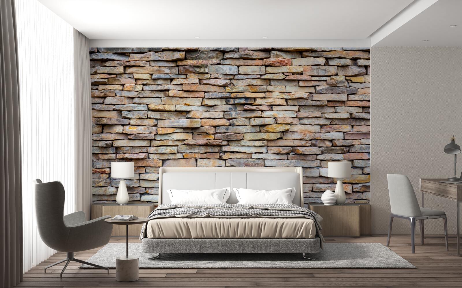 Fototapeta struktura kamiennego muru