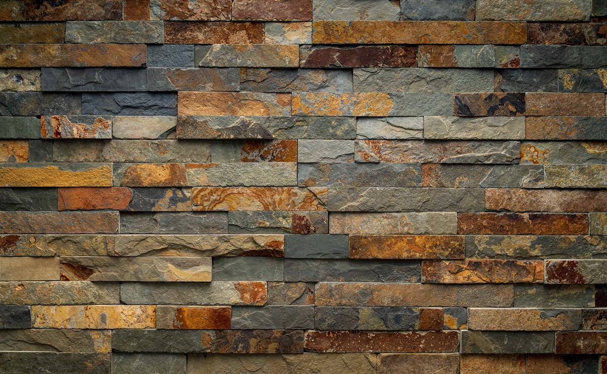 Fototapeta multi-czerwona ściana wykonana z kamienia