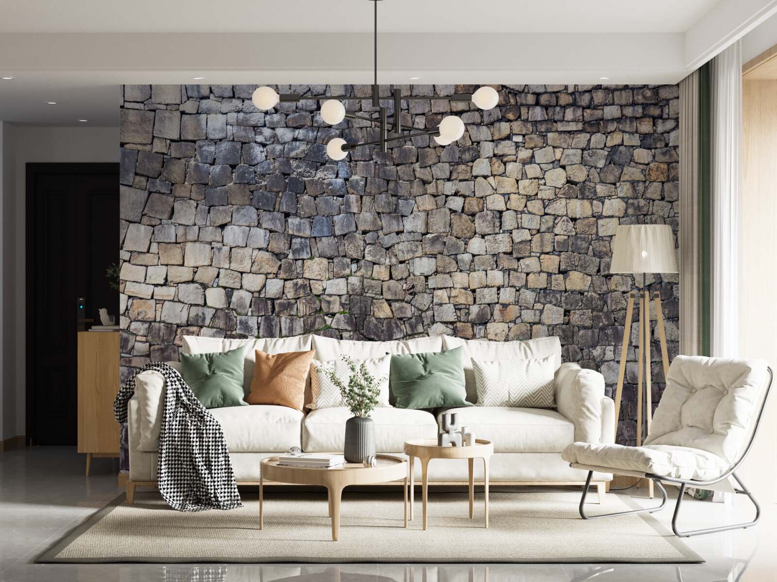 Fototapeta Średniowieczny mur wykonany ze starego kamienia