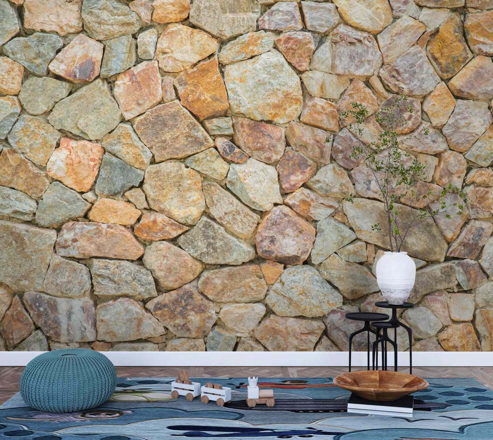 Fototapeta brązowe kamienie o różnych odcieniach