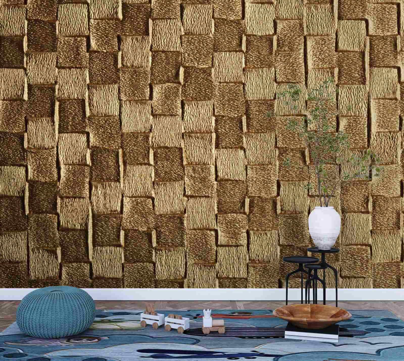 Fototapeta motyw brązowego kwadratu