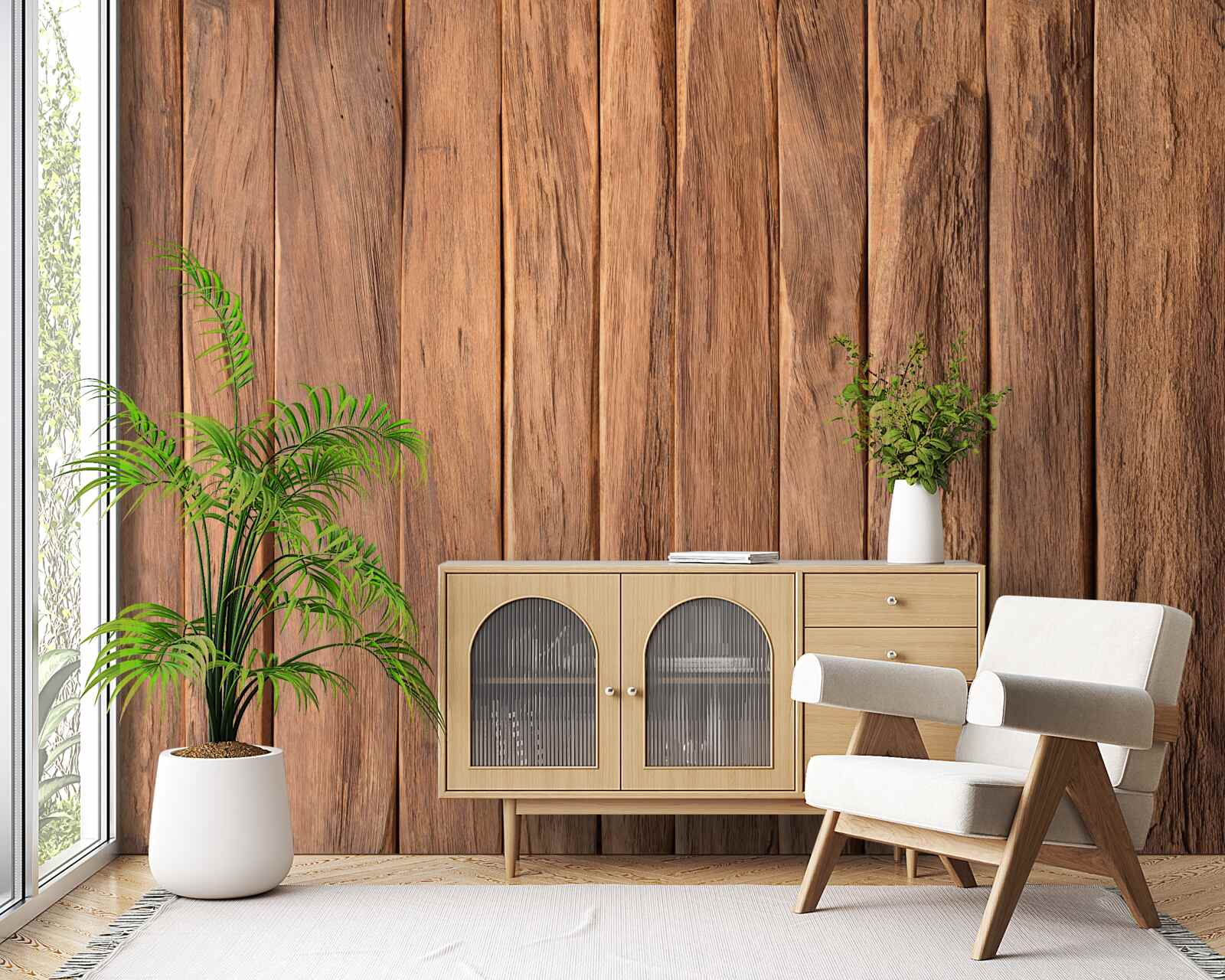 Fototapeta teksturowana deska drewniana