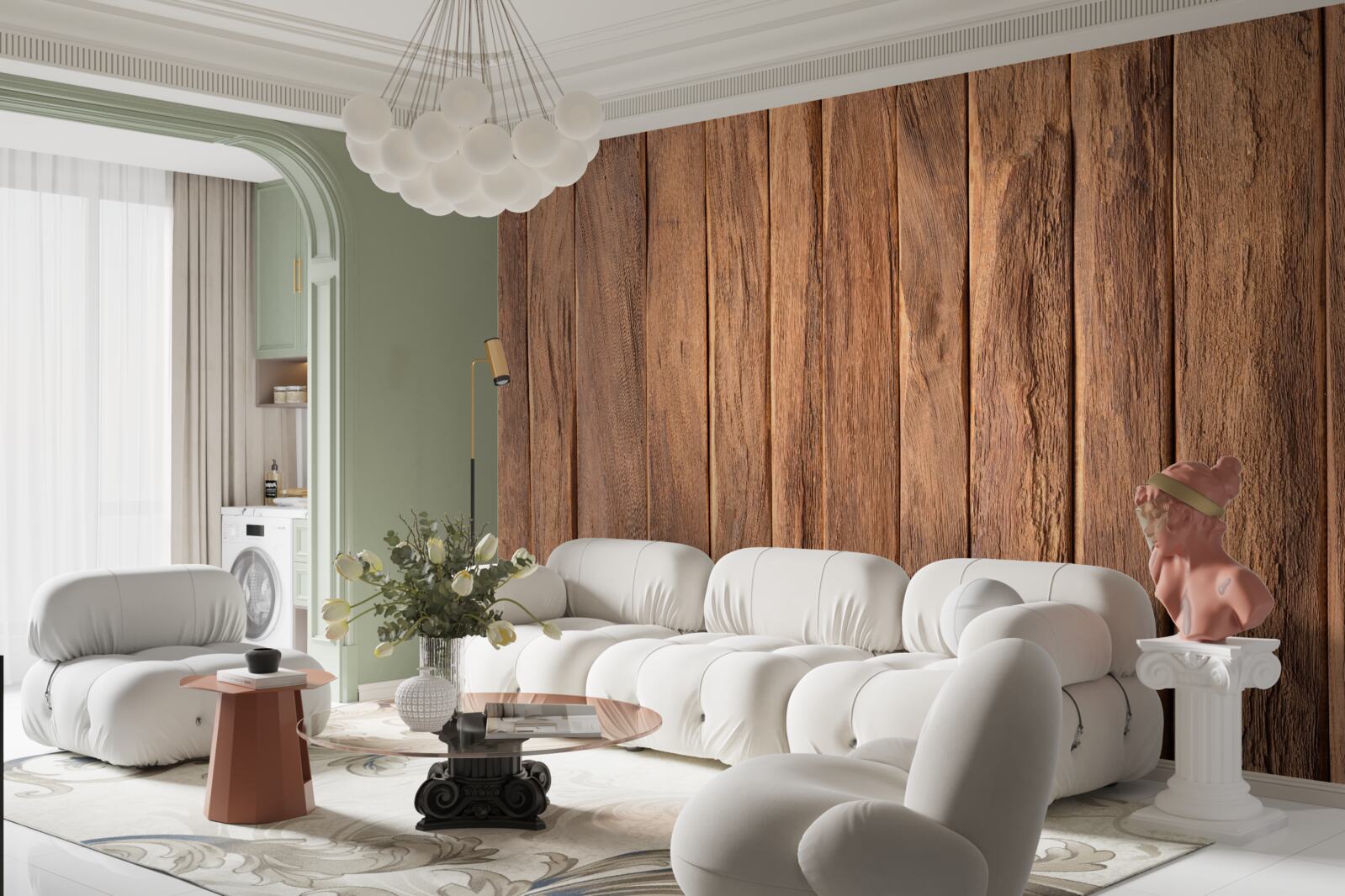 Fototapeta teksturowana deska drewniana