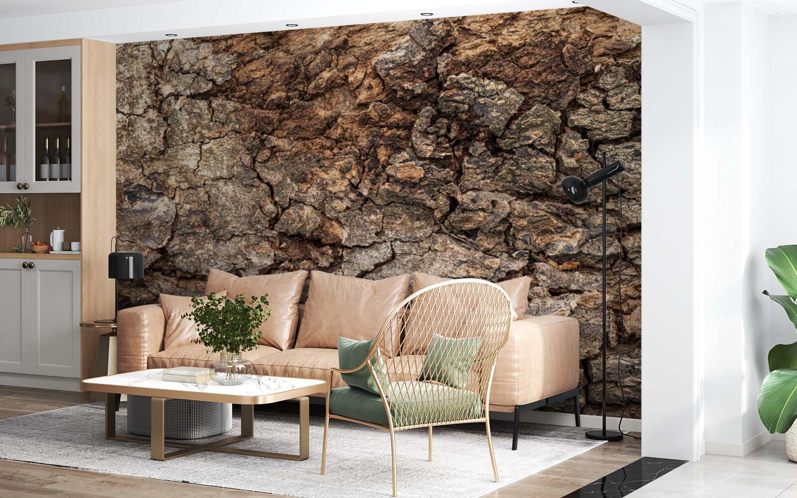 Fototapeta autentyczna skórka drewna