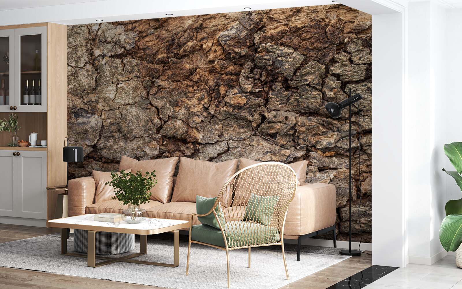 Fototapeta autentyczna skórka drewna