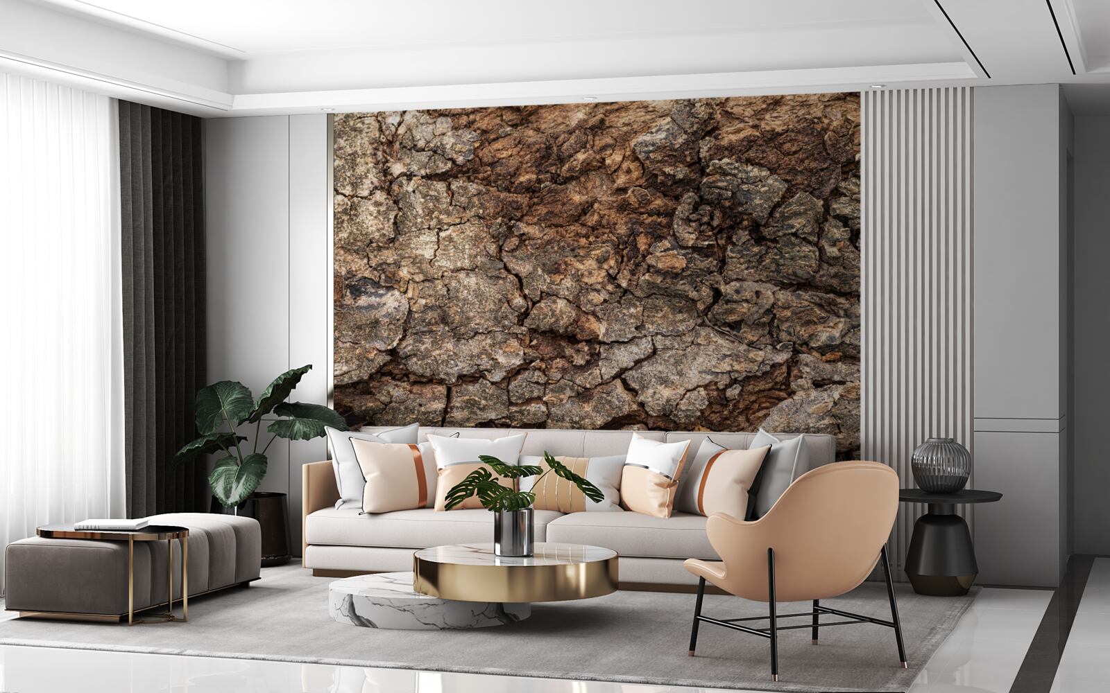 Fototapeta autentyczna skórka drewna