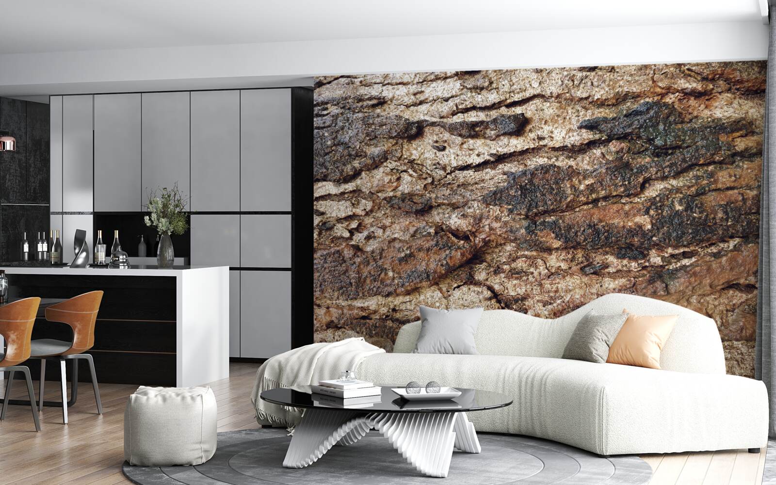 Fototapeta atrakcyjna, naturalna skórka