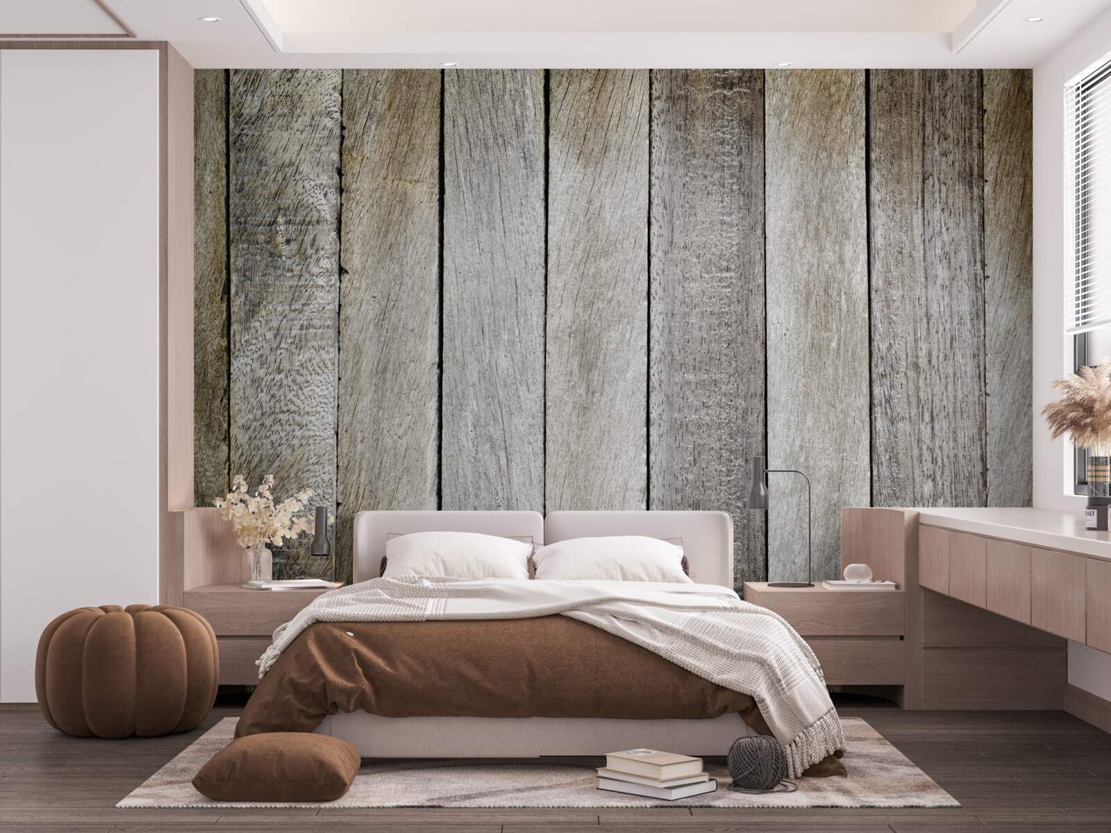 Fototapeta deska parkietowa z efektem starzenia