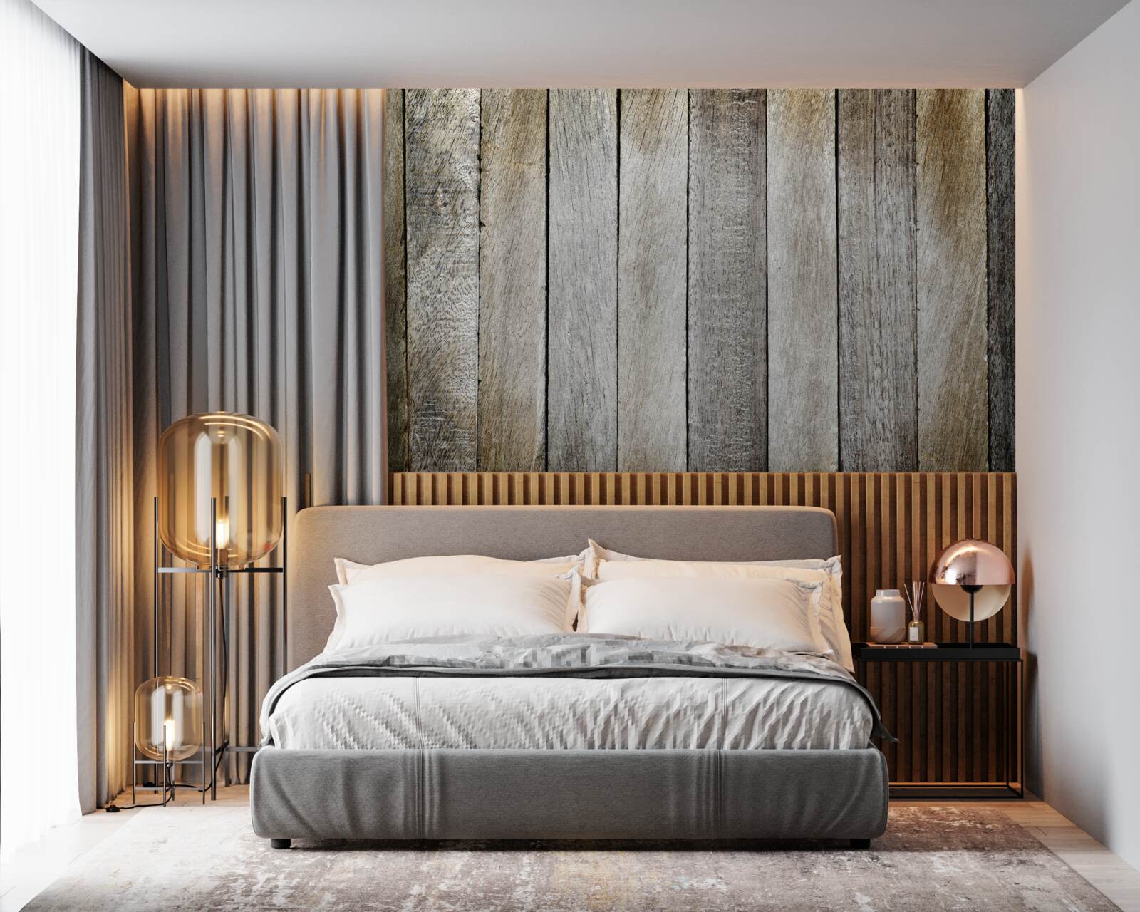 Fototapeta deska parkietowa z efektem starzenia