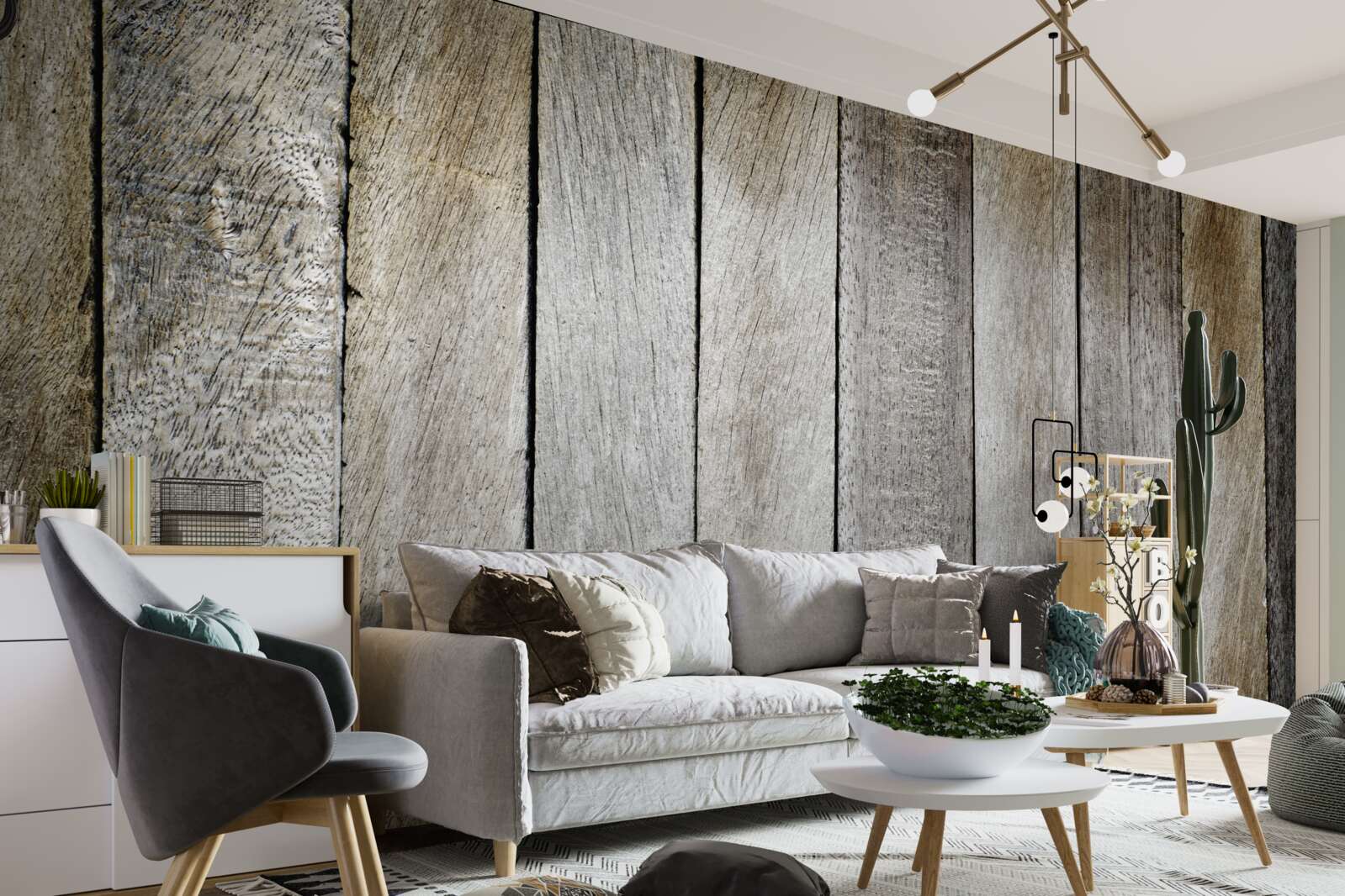 Fototapeta deska parkietowa z efektem starzenia