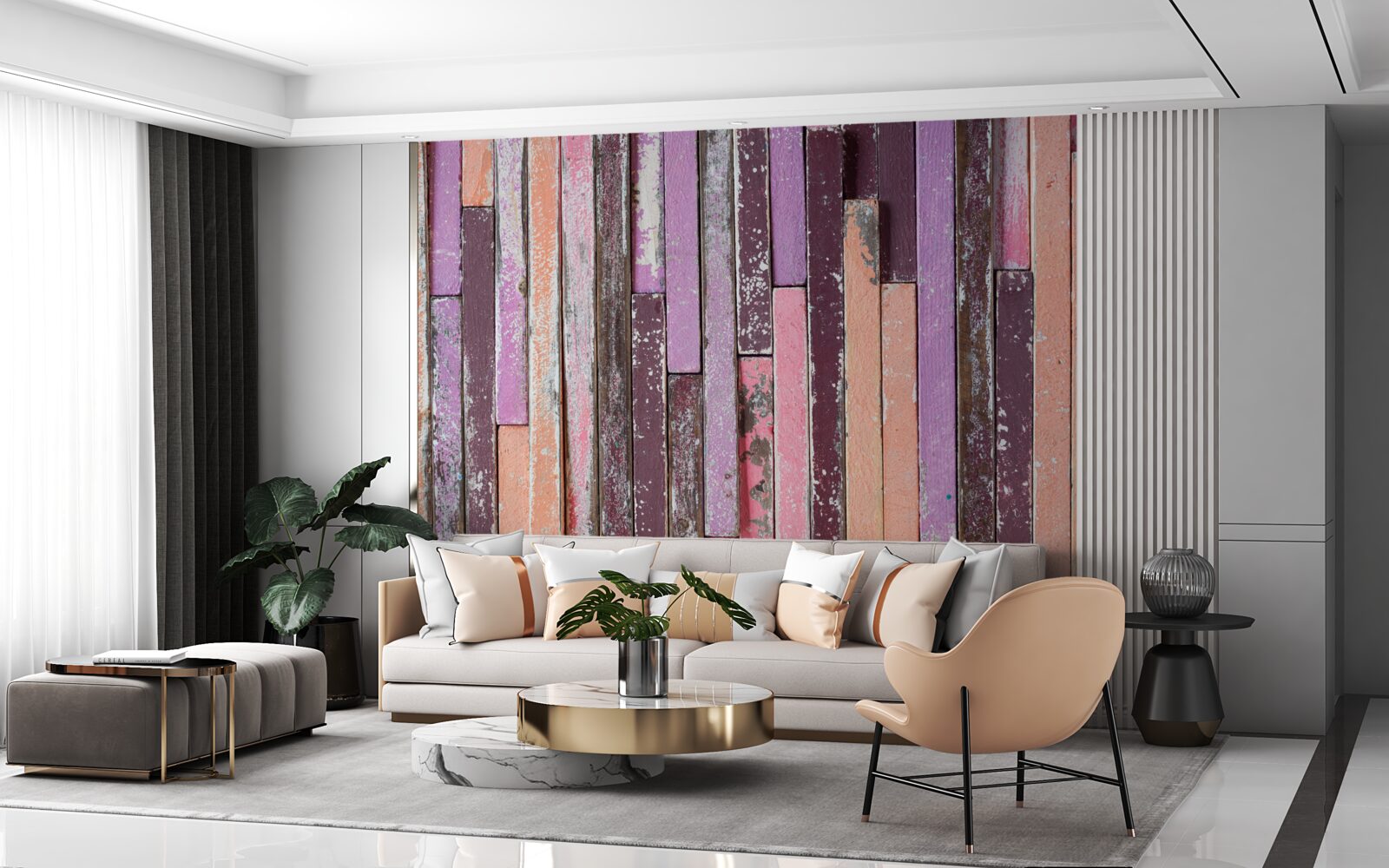 Fototapeta listwy drewniane parkietu w różnych kolorach z dawnych czasów