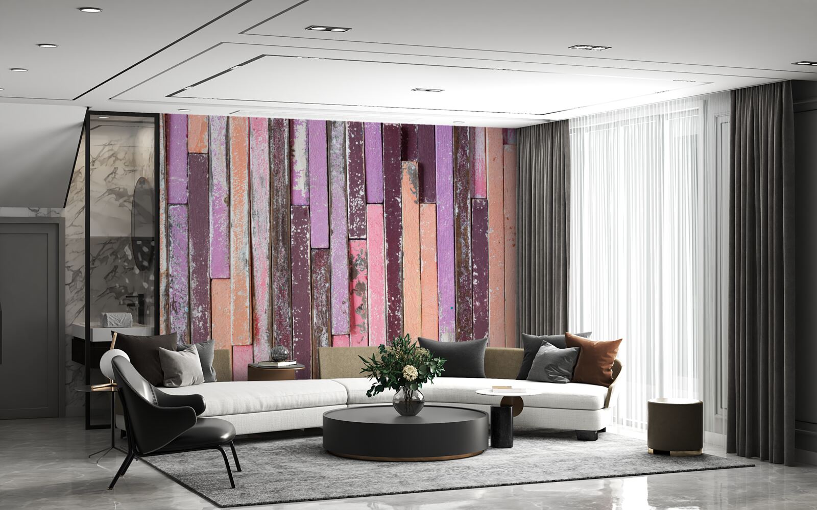 Fototapeta listwy drewniane parkietu w różnych kolorach z dawnych czasów