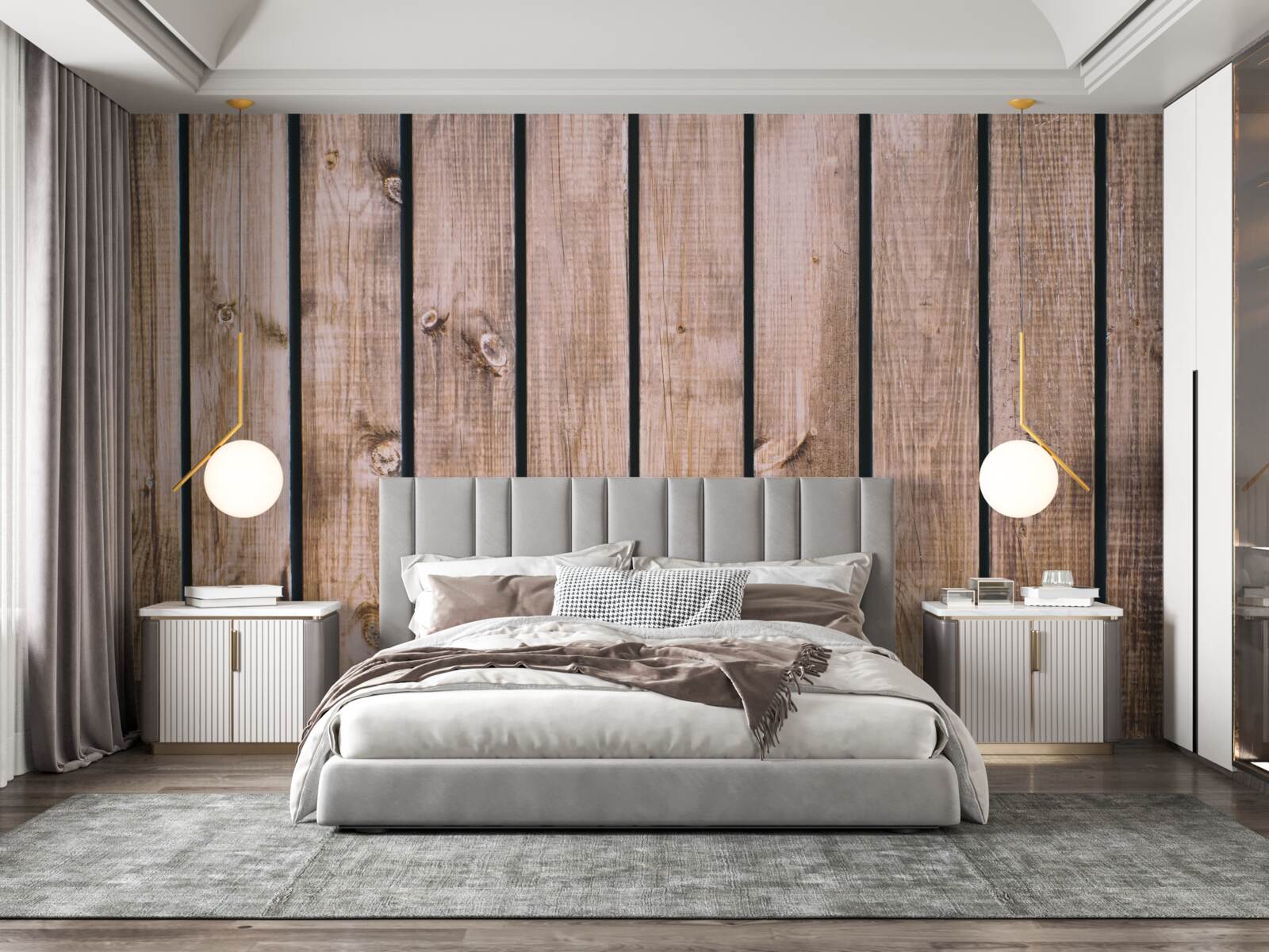 Fototapeta deska parkietowa w kolorze brązowym