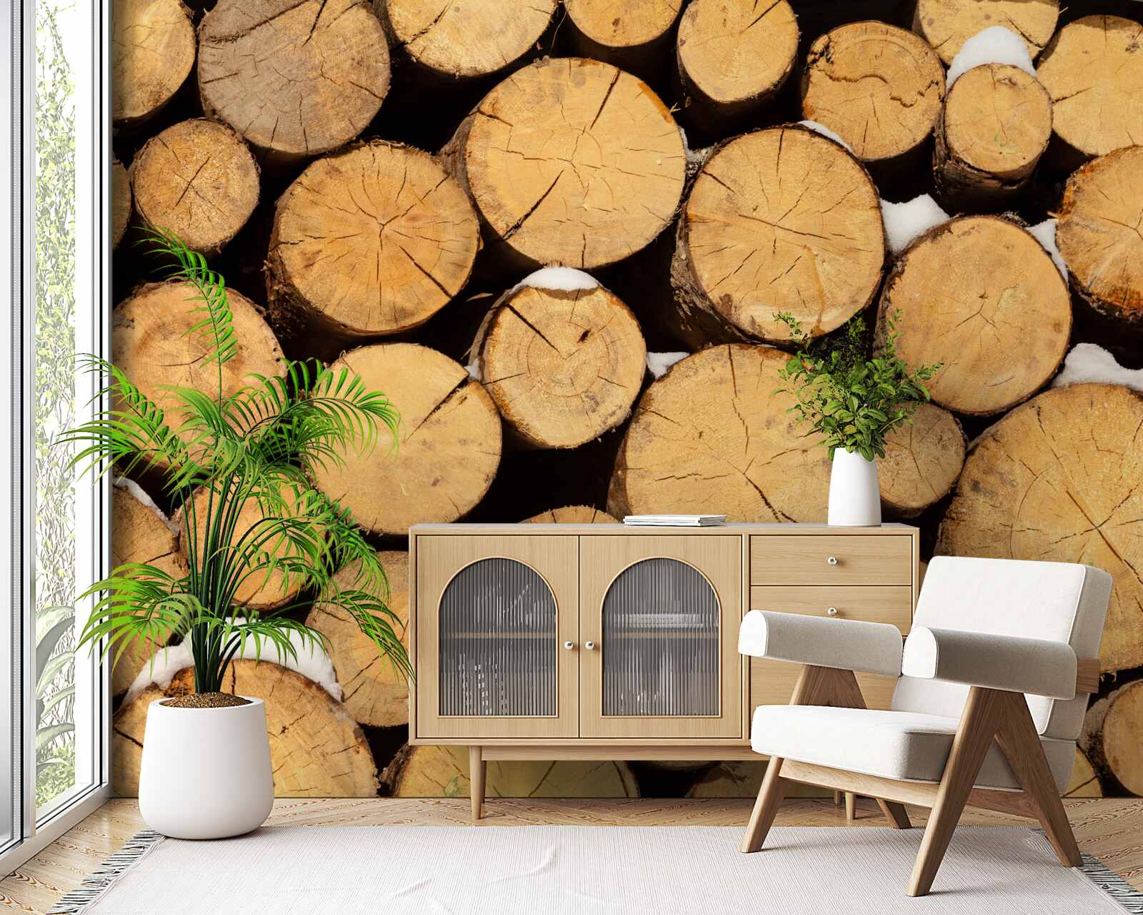 Fototapeta ostrożne wycinanie drzew