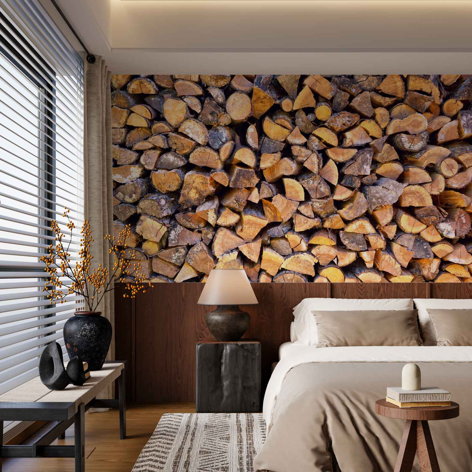 Fototapeta fragmenty pni drzew