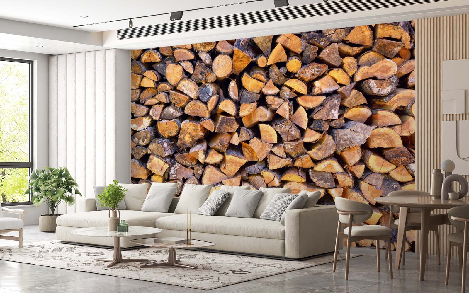 Fototapeta fragmenty pni drzew