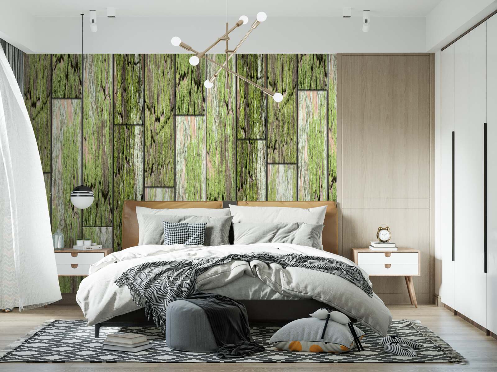 Fototapeta zabytkowa, malowana stolarka