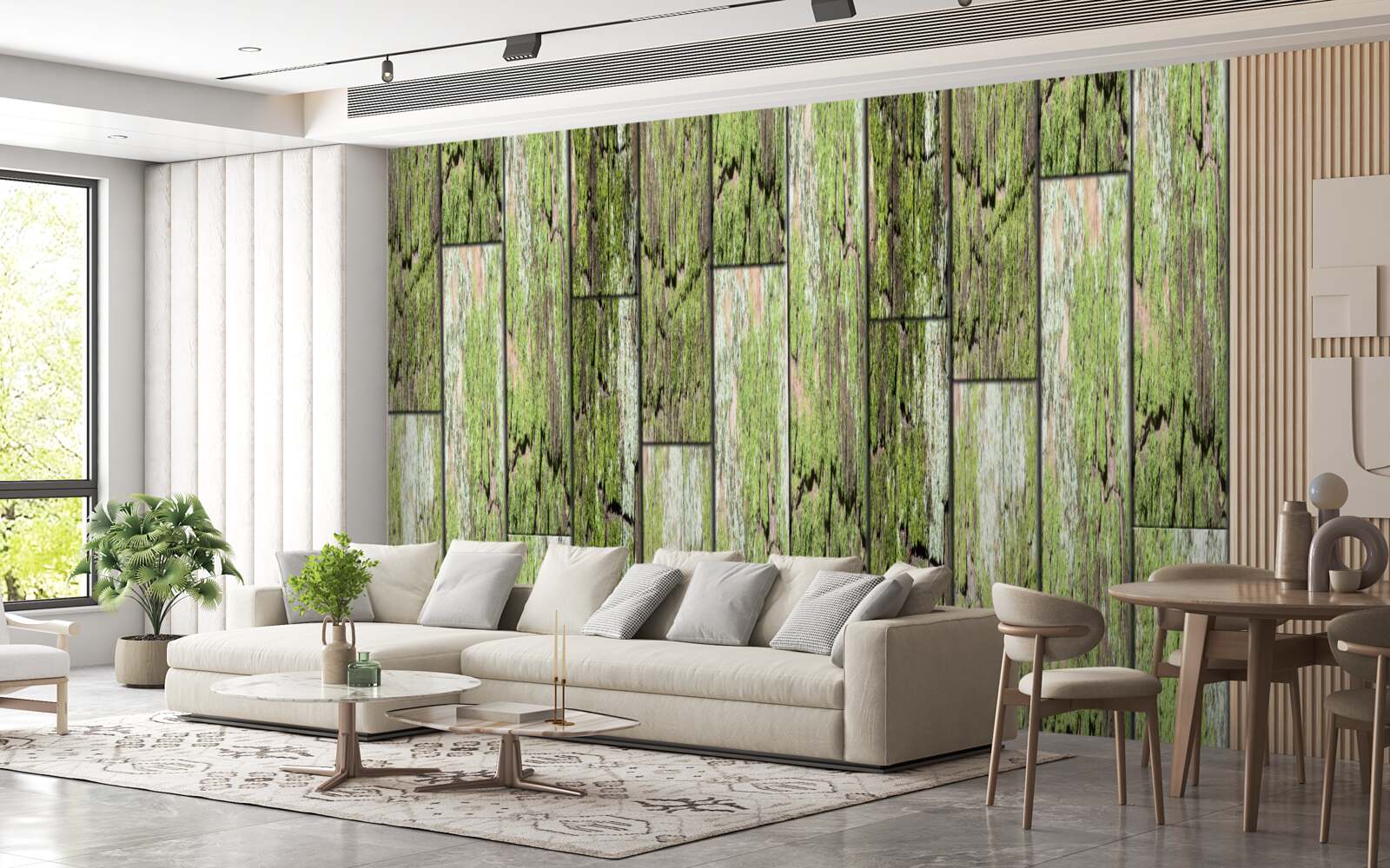 Fototapeta zabytkowa, malowana stolarka