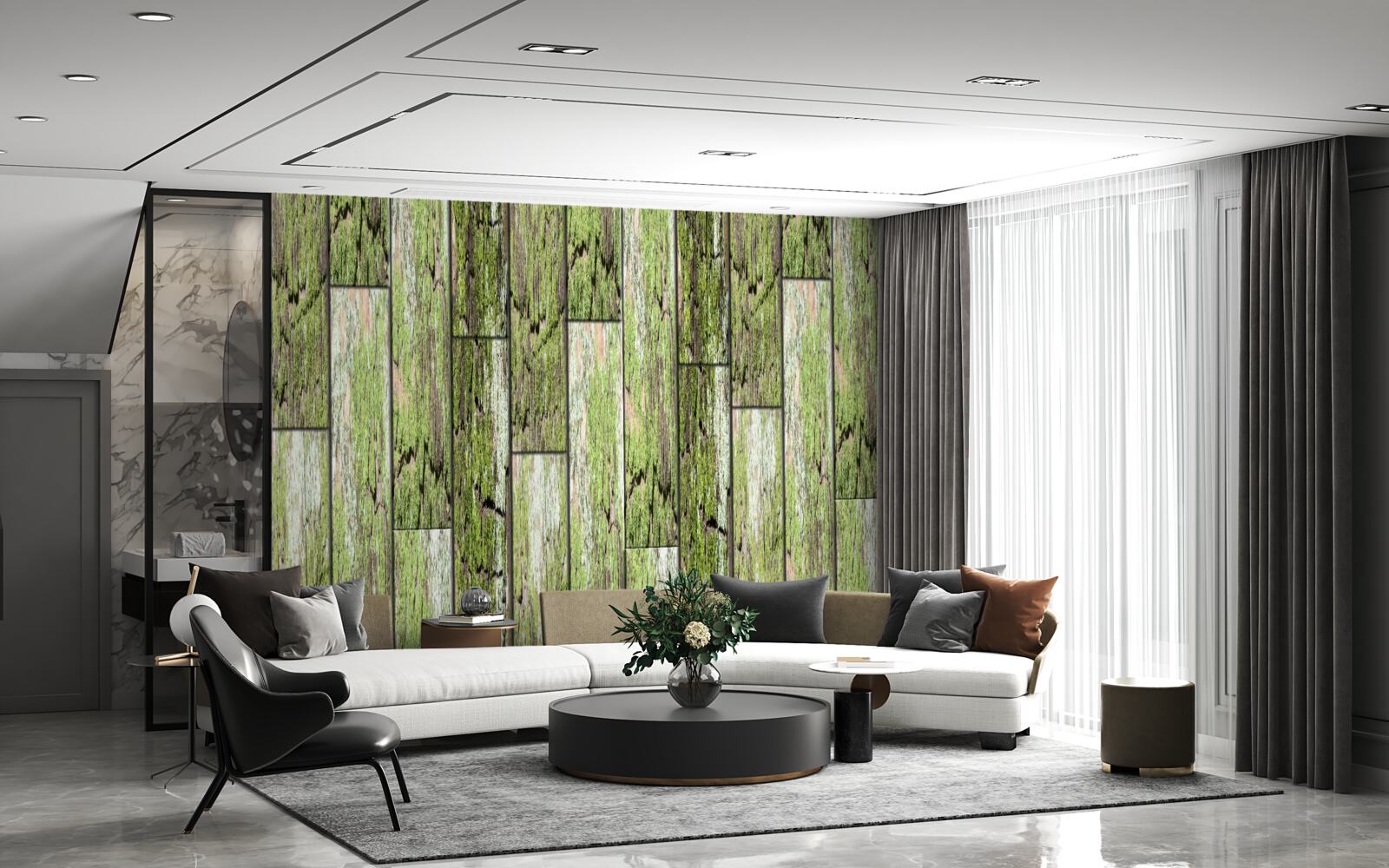 Fototapeta zabytkowa, malowana stolarka