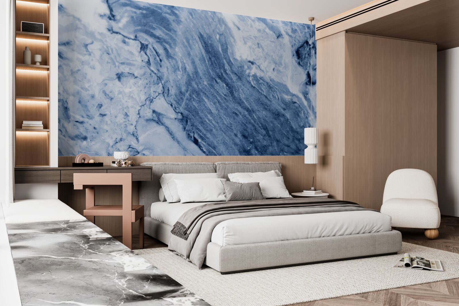 Fototapeta zimowe formacje z zamarzniętej wody